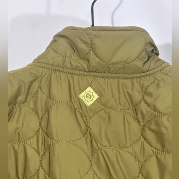 Sahalie Quilted-Front Fleece Jacket — Women’s M (Olive/Black) - Picture 5 of 8